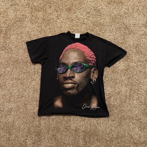 Vintage Dennis Rodman Big Face Graphic tee size XL - Picture 1 of 3